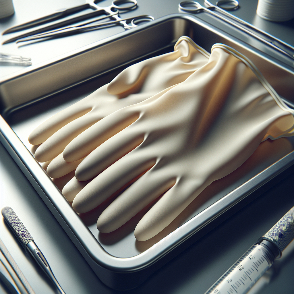¿Cómo se llaman los guantes que usan los médicos?