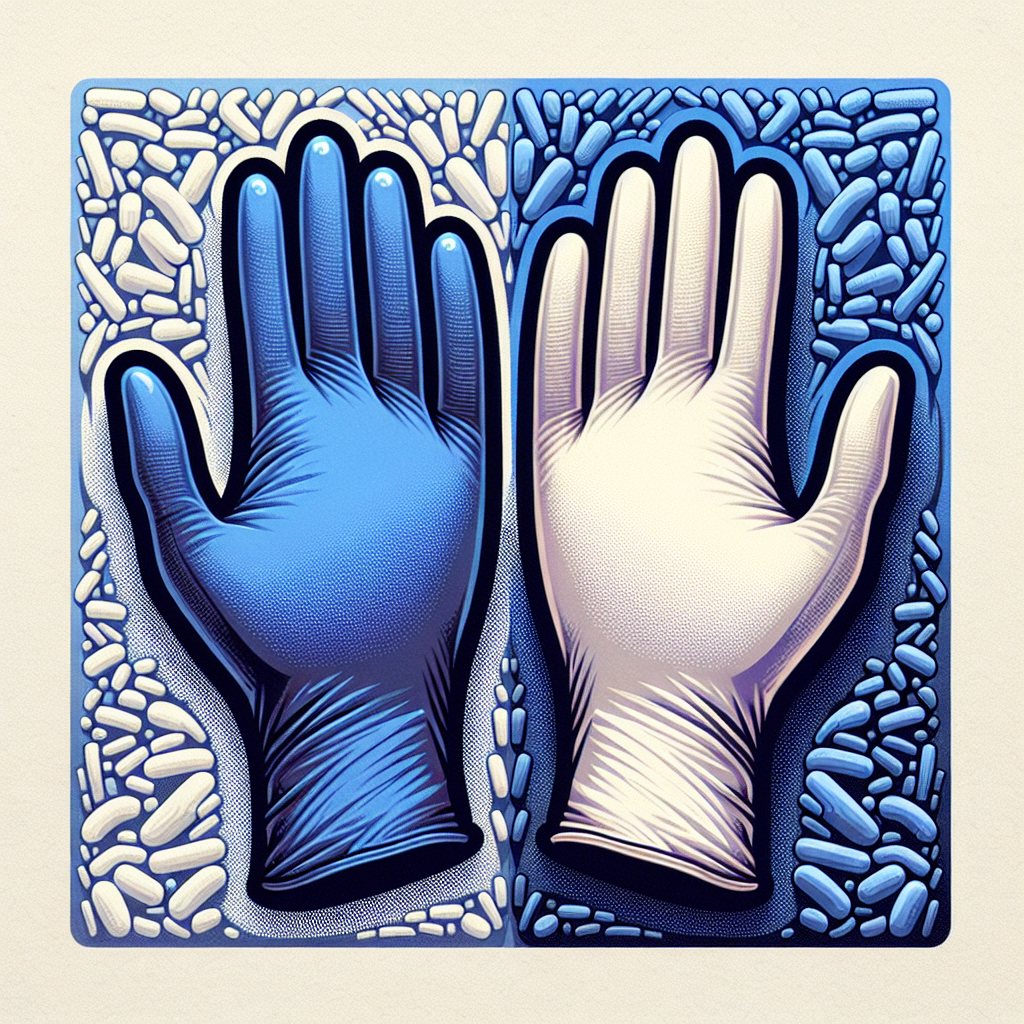 ¿Qué diferencia hay entre guantes de nitrilo y látex?