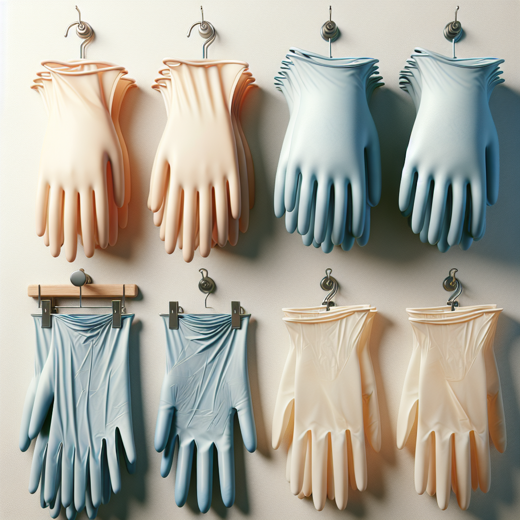 ¿Qué guantes usan en los hospitales?