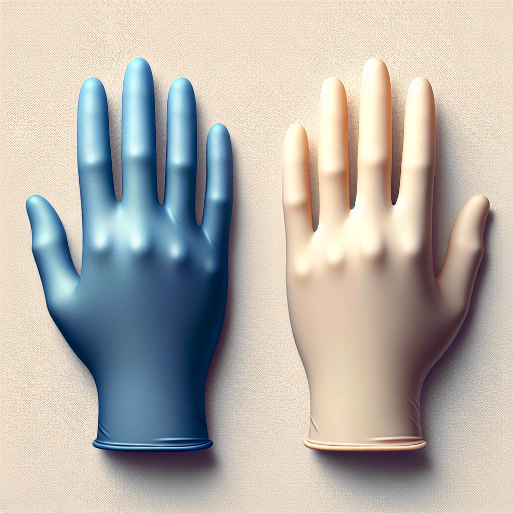 ¿Qué diferencia tienen los guantes de nitrilo y látex?