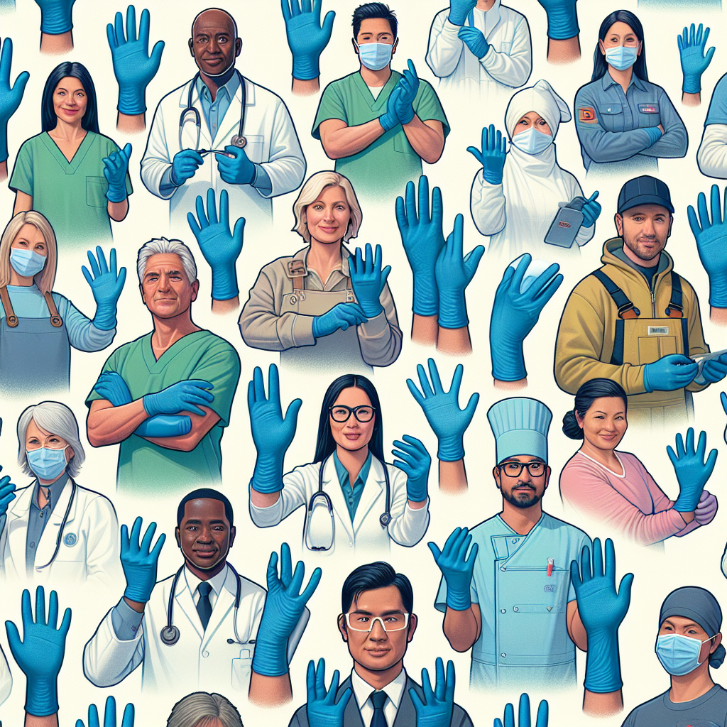 ¿Quién usa guantes de nitrilo?