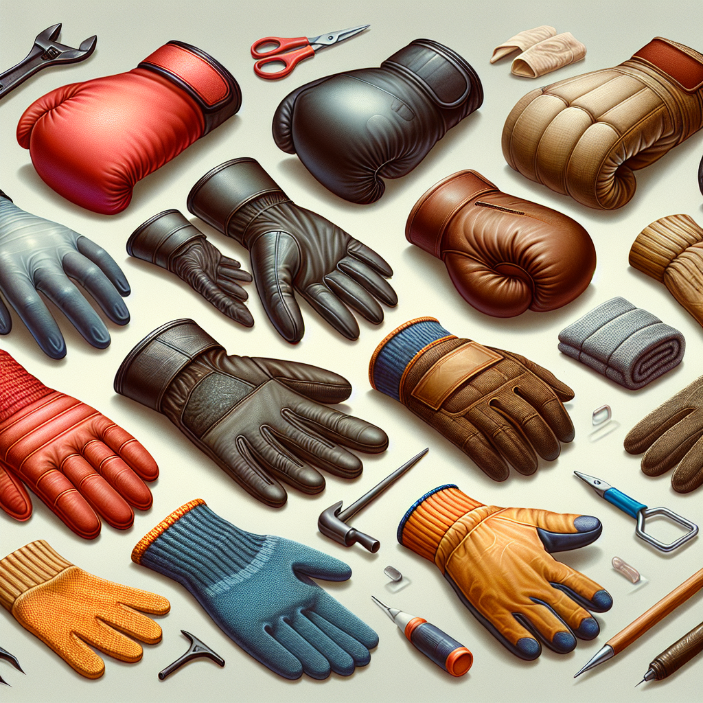 ¿Cuáles son los tipos de guantes?