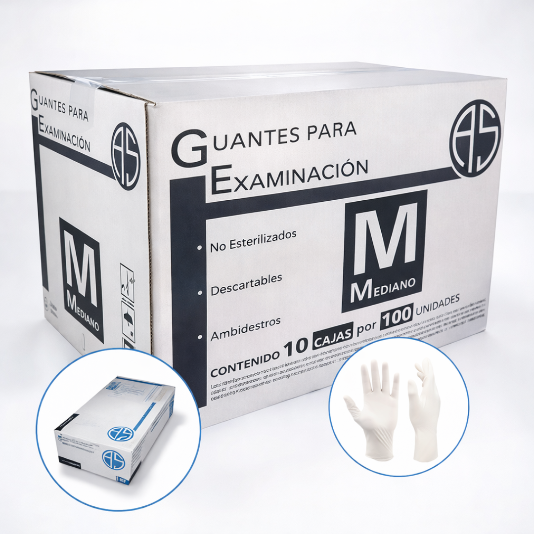 Guantes Descartables Latex Reforzados x1.000 - Bulto